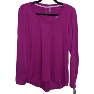 NWT MTA Sport Cut Out Back Top Size M 💜